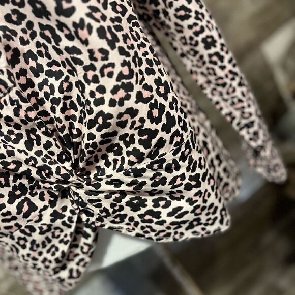 C&CāCaliforniaāleopardāprintāābutton down blouse - S - š3/$15 - Picture 2 of 8